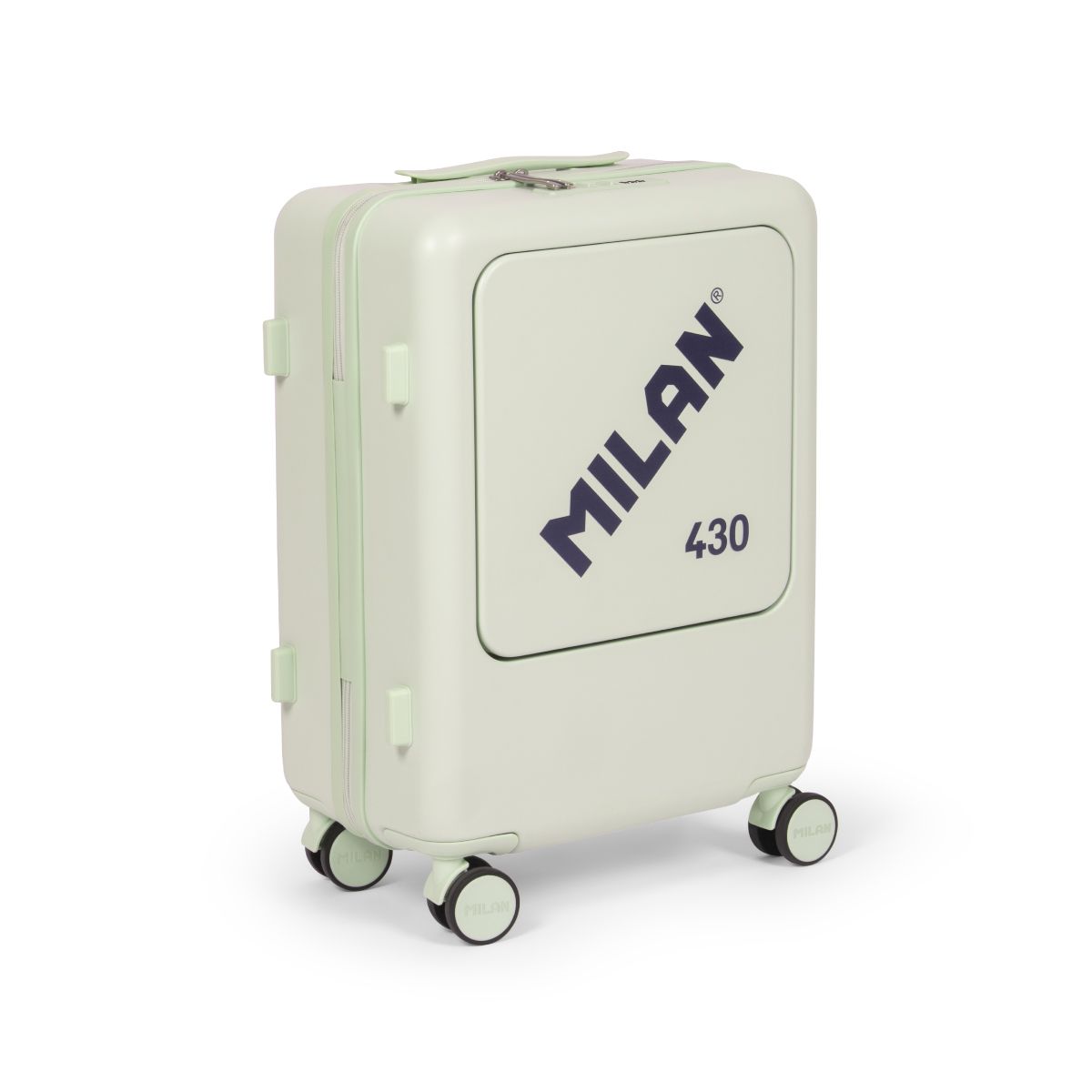 Maleta cabina rígida 55 cm, MILAN 430 since 1918, verde
