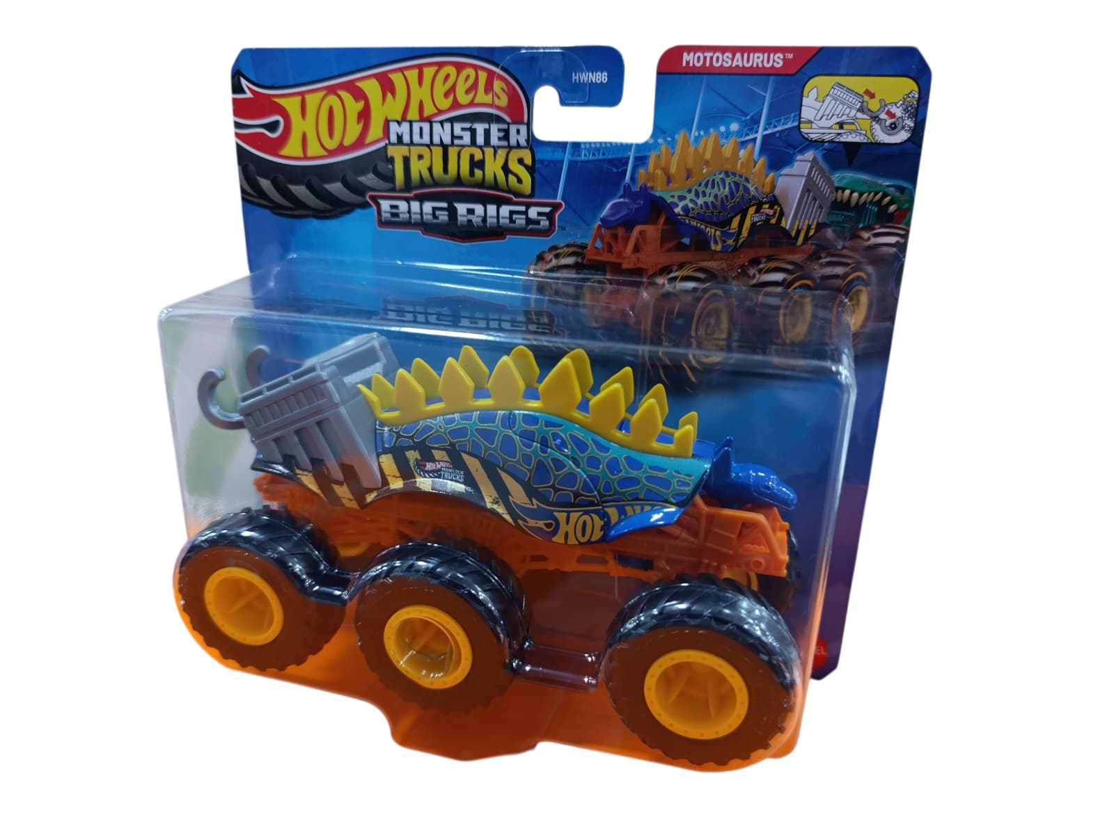 HOTWHEELS MONSTER TRUCKS BIG RIGS MOTOSAURUS JCH43