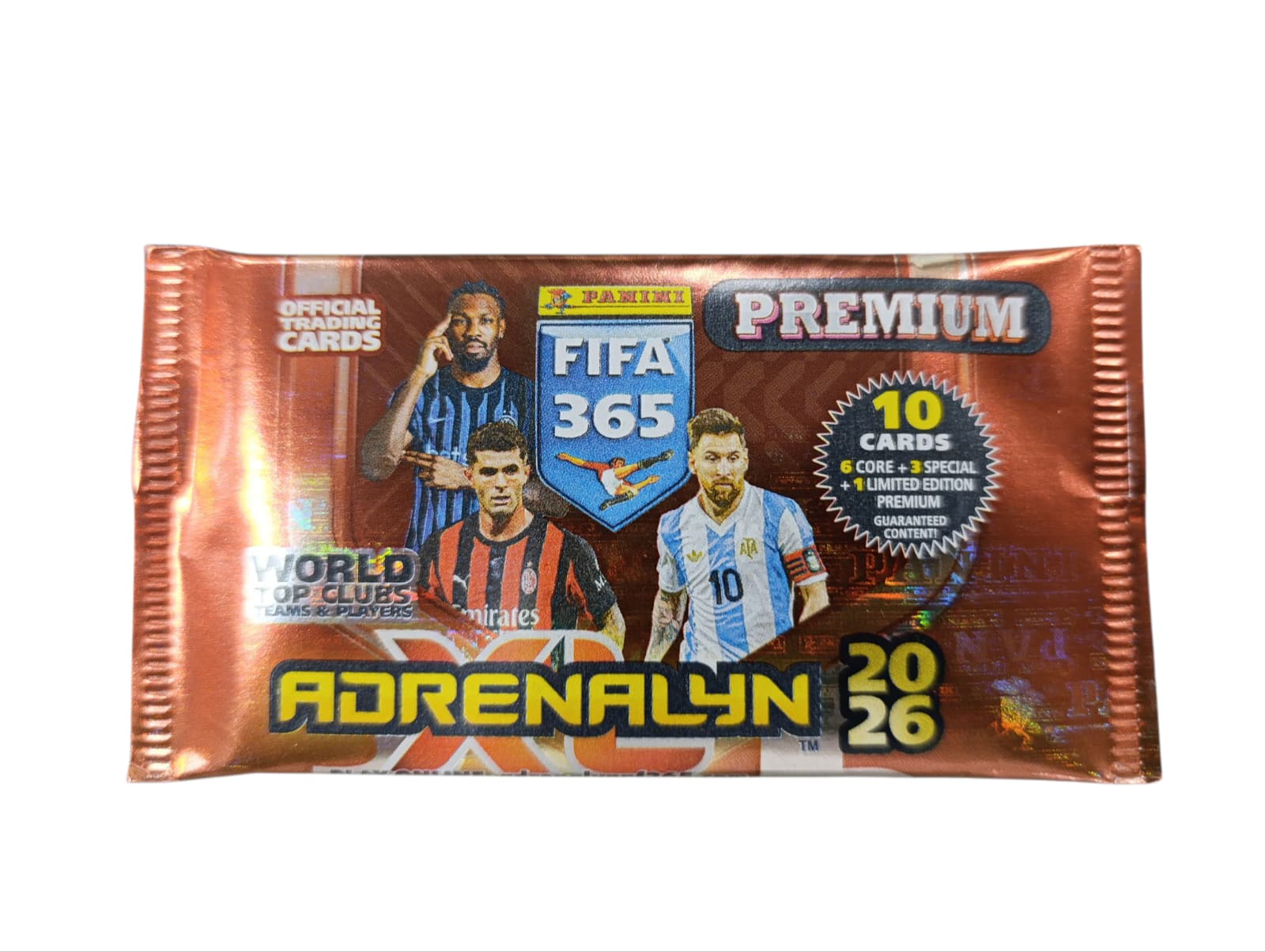 SOBRE PREMIUM ADRENALYN XL FIFA 365 2026 DE PANINI