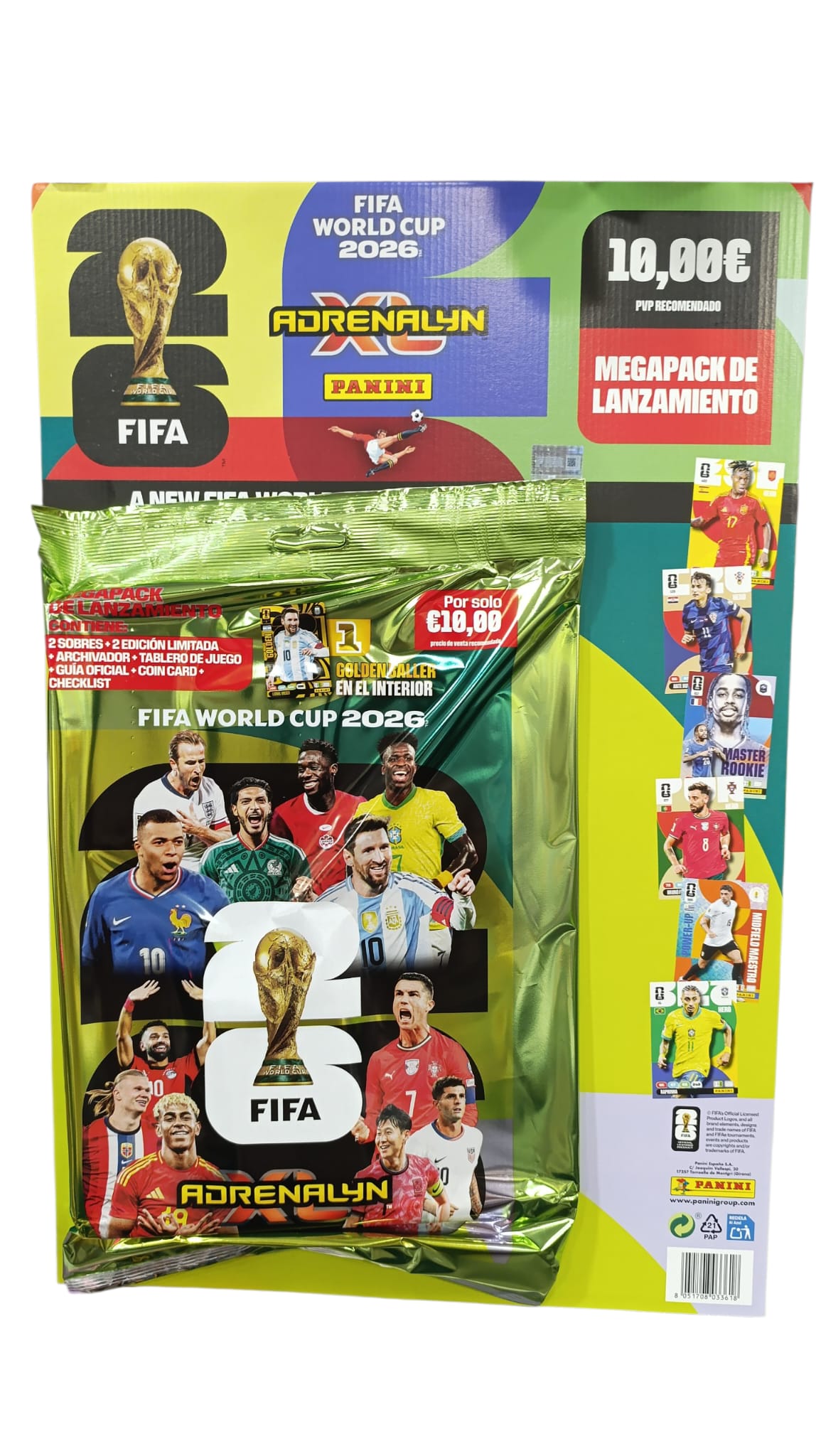 Coleccion ADRENALYN XL MUNDIAL FIFA 2026