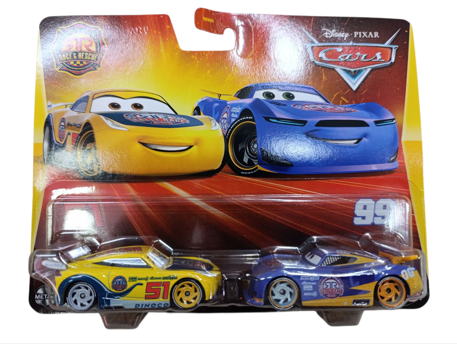PACK 2 DISNEY CARS PIXAR CRUZ RAMIREZ+DANNY SWERVEZ JDH48