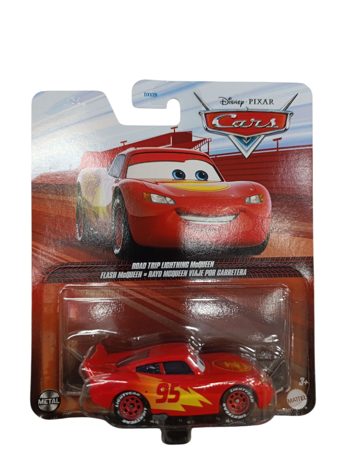coche metal Disney Pixar CARS 1:55 RAYO MCQUEN VIAJE POR CARRETERA FLM26