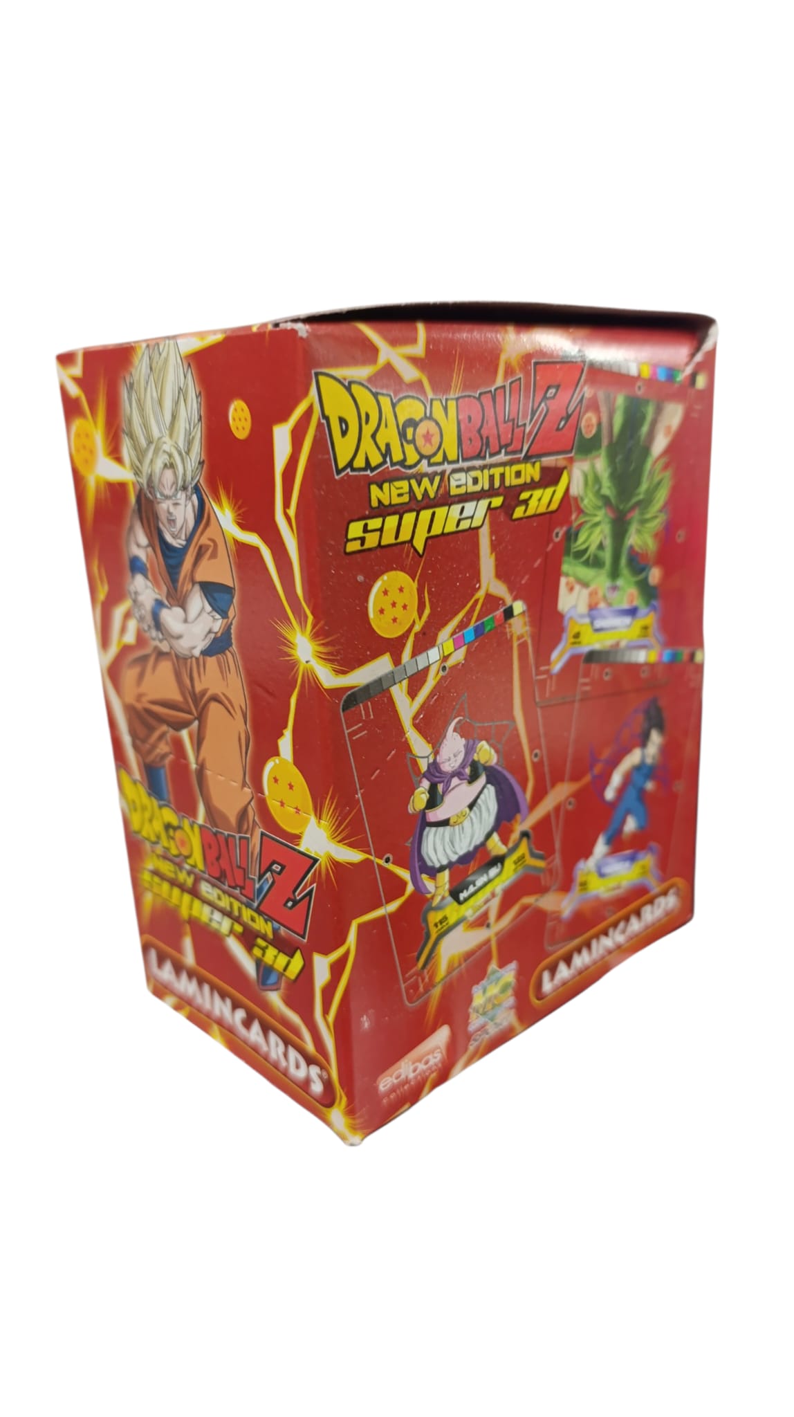 CAJA 30 SOBRES LAMINCARDS DRAGONBALL Z New Edition SUPER 3D de EDIBAS
