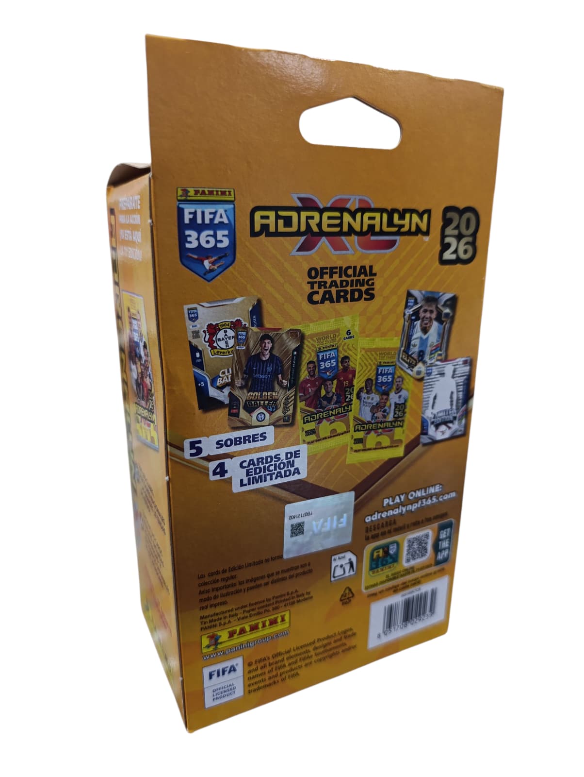 COLLECTOR'S TIN ADRENALYN XL FIFA 365 2026 DE PANINI