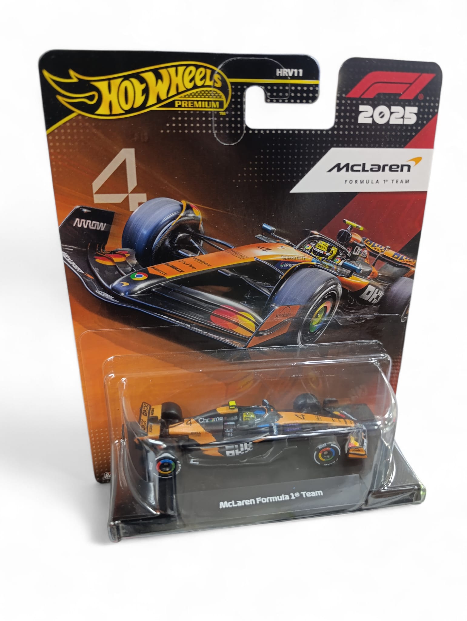 HOT WHEELS PREMIUM F1 2025 MCLAREN FORMULA n4 1 TEAM JKD88