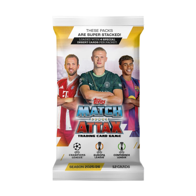 CAJA 32 PAQUETES MATCH ATTAX 2025-2026 DE TOPPS