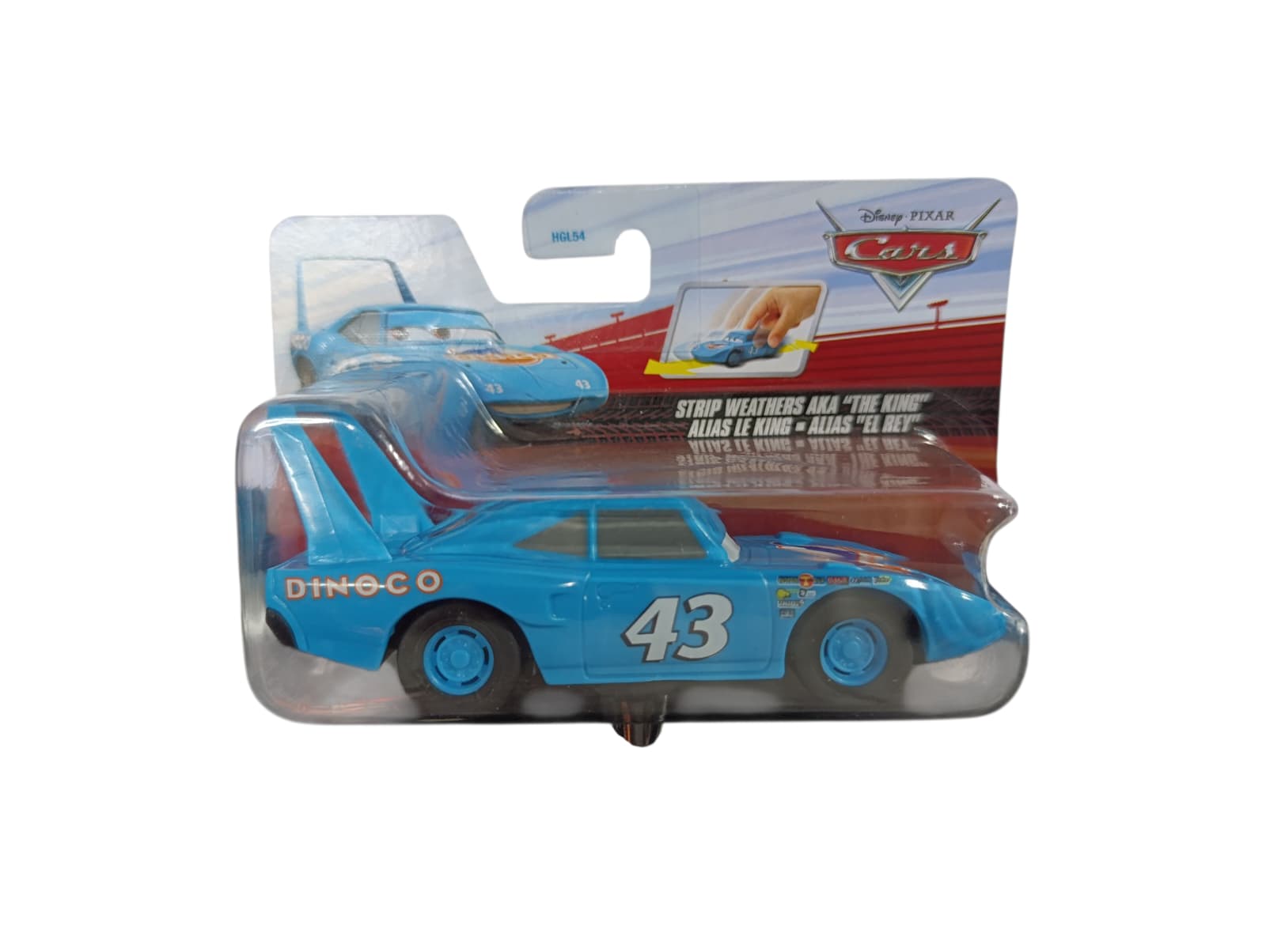 COCHE PLASTICO CON RETROCESO DISNEY CARS STRIP WEATHERS HGL54
