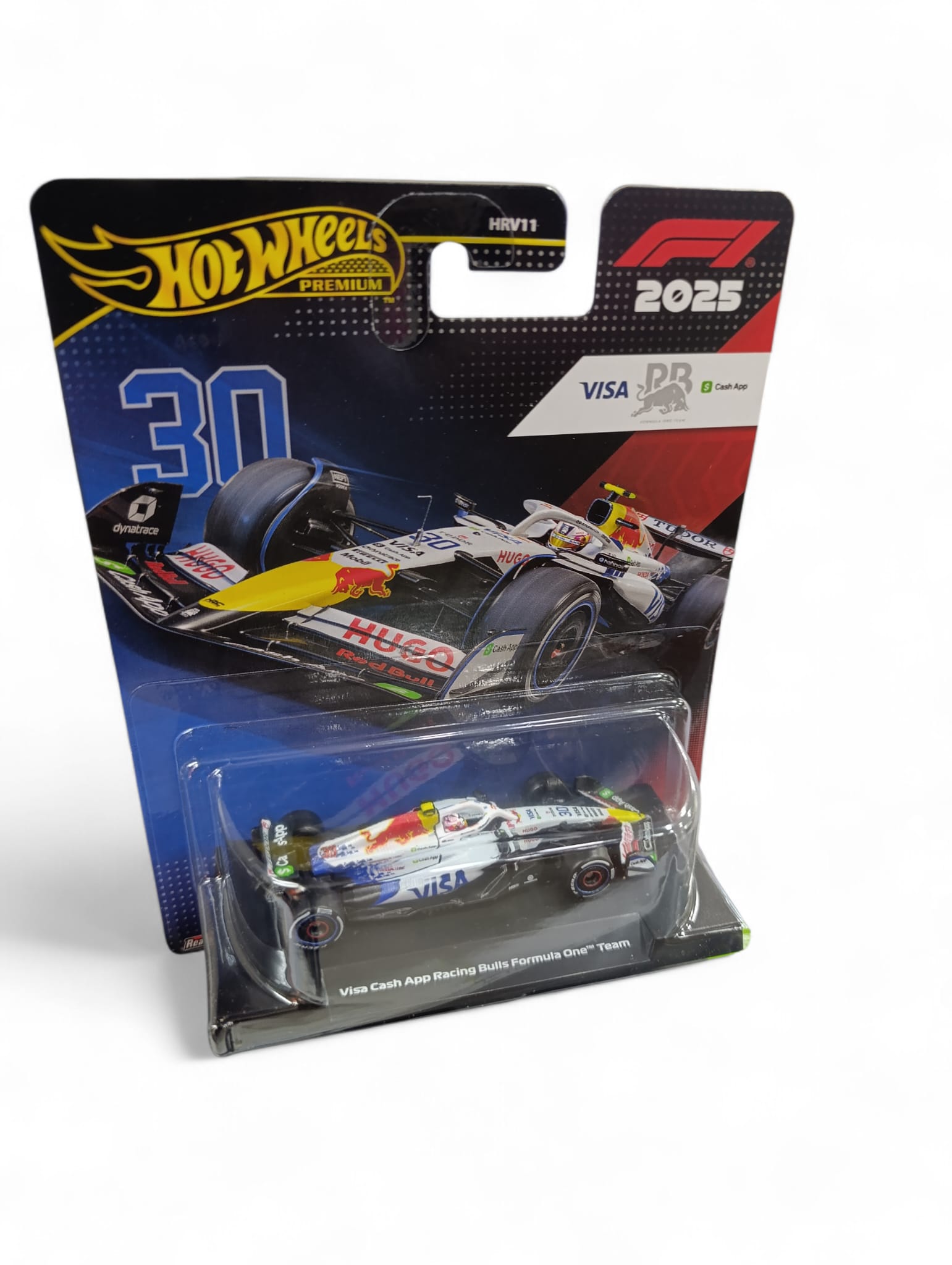 HOTWHEELS PREMIUM F1 2025 VISA CASH APP RACING BULLS FORMULA ONE TEAM JKD79