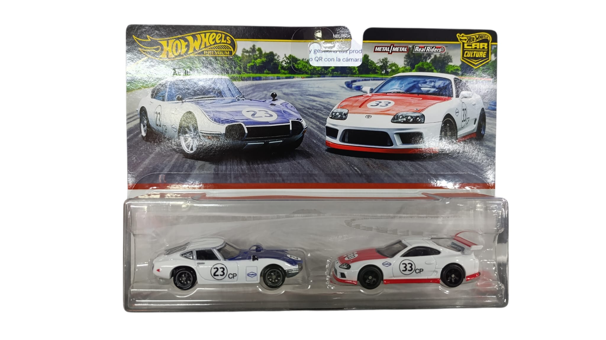 HOTWHEELS PREMIUM CAR CULTURE ASST.HBL96 TOYOTA 2000GT+TOYOTA SUPRA JBL03