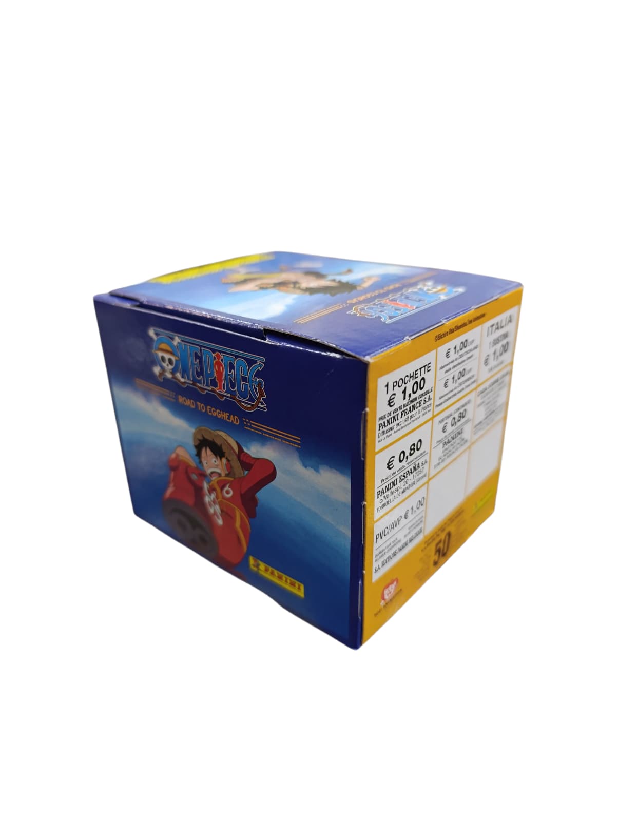 CAJA 50 SOBRES ONE PIECE RIAD TO EGGHEAD DE PANINI