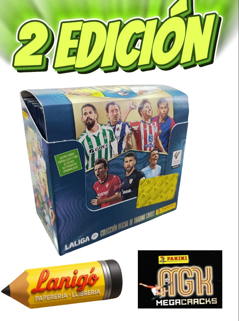 caja 50 sobres MEGACRAKS 2 EDICIÓN