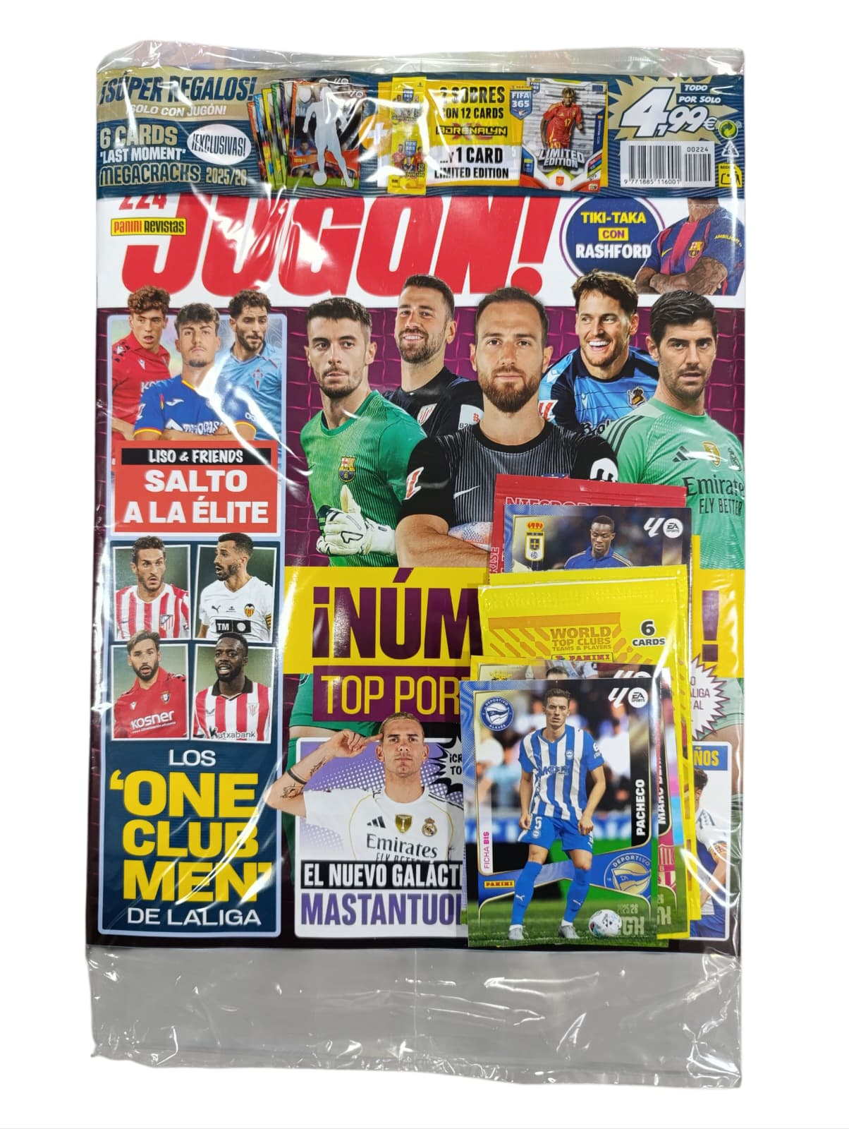 Revista Jugón 224 de PANINI