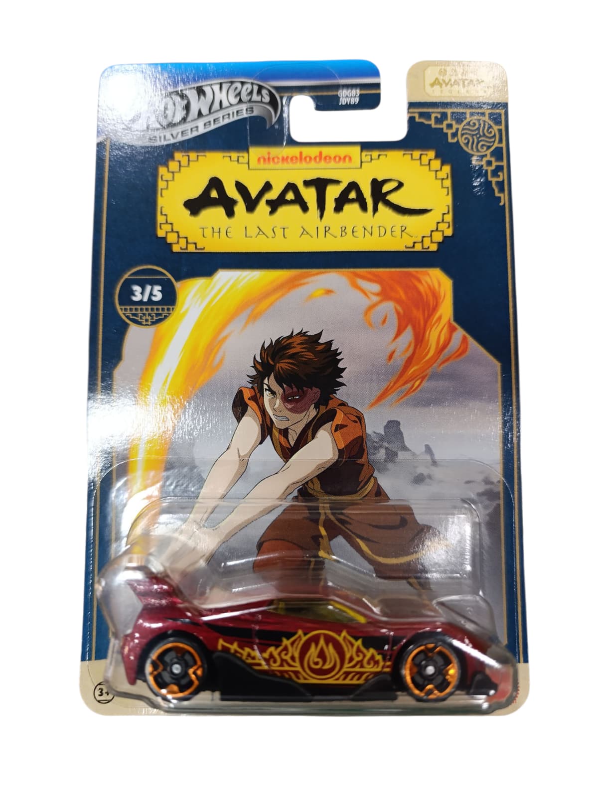 HOTWHEELS SILVER SERIES AVATAR THE LAST AIRBENDER MS-T SUZUKA JCB88