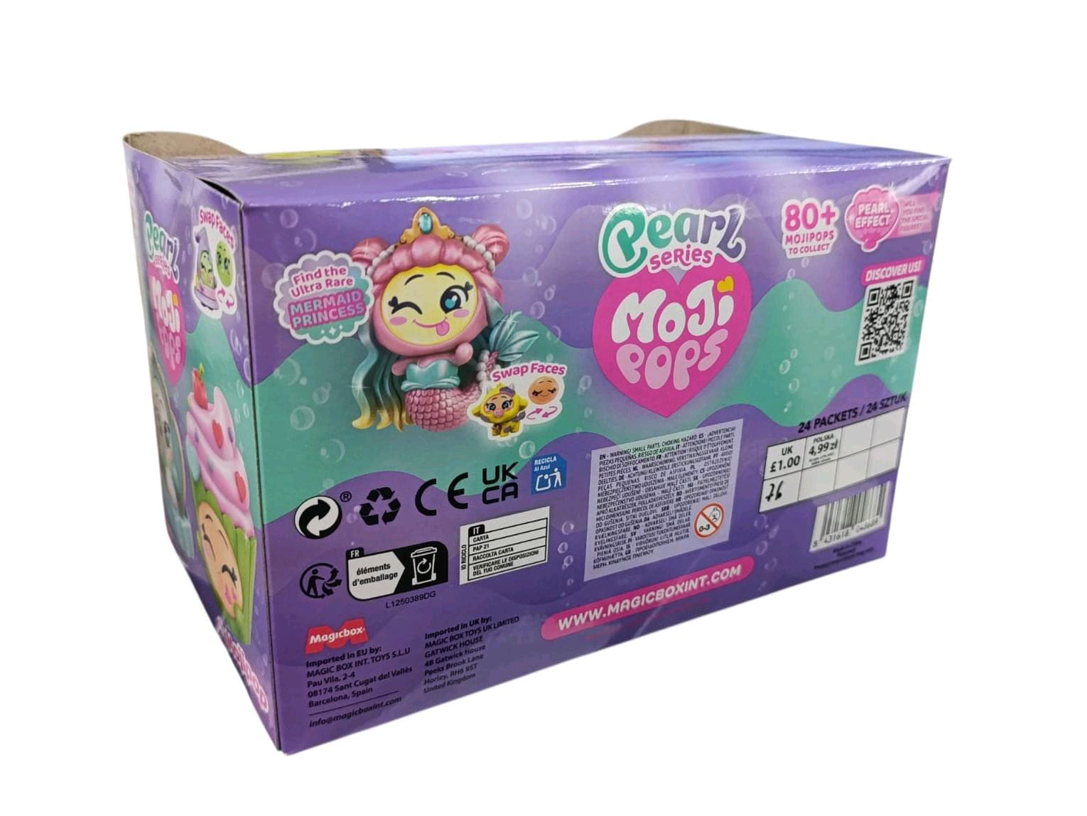 CAJA 24 SOBRES MOJI POPS PEARL SERIES DE MAGICBOX
