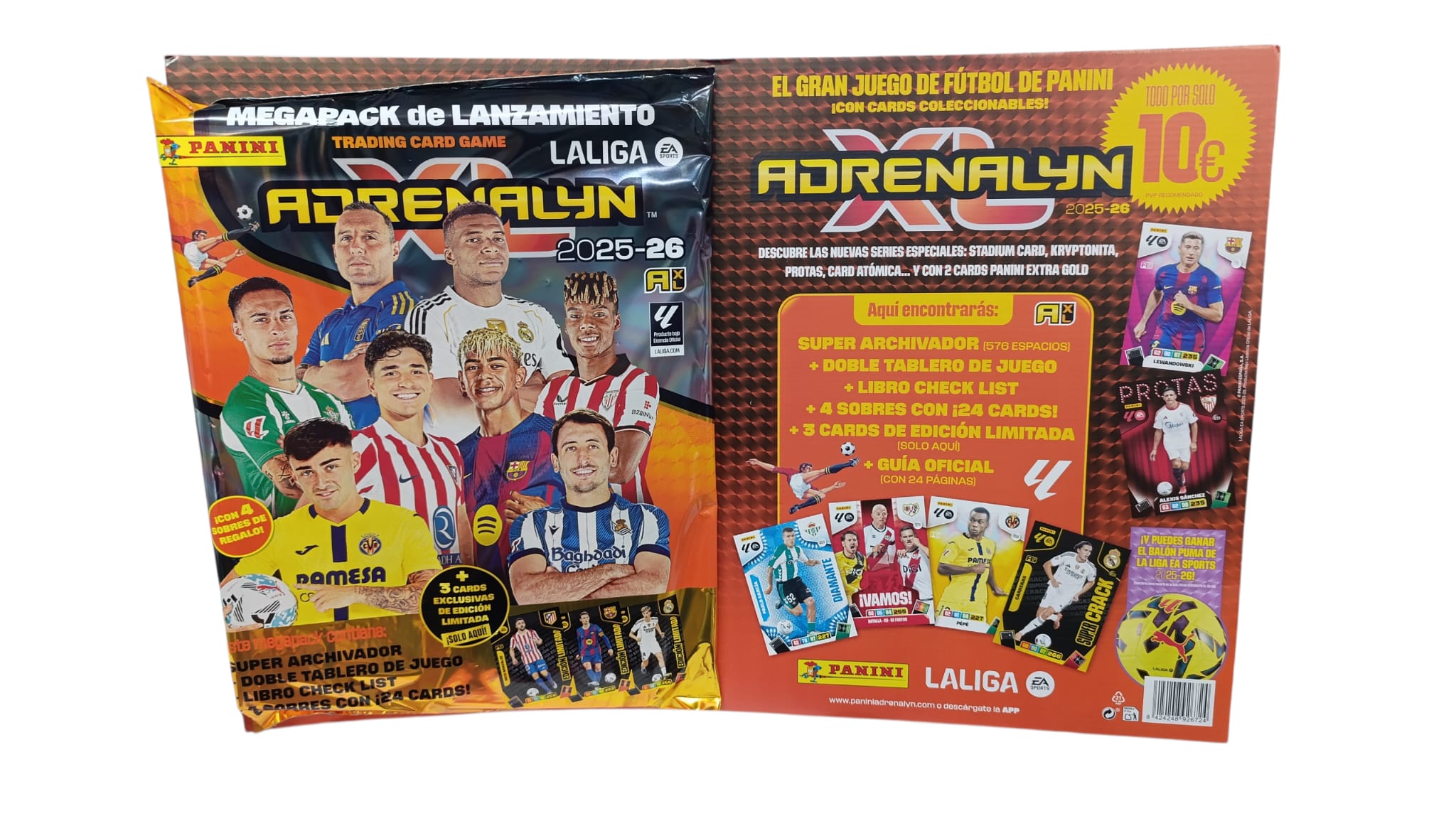 MEGAPACK LANZAMIENTO ADRENALYN XL 2025-2026 DE PANINI