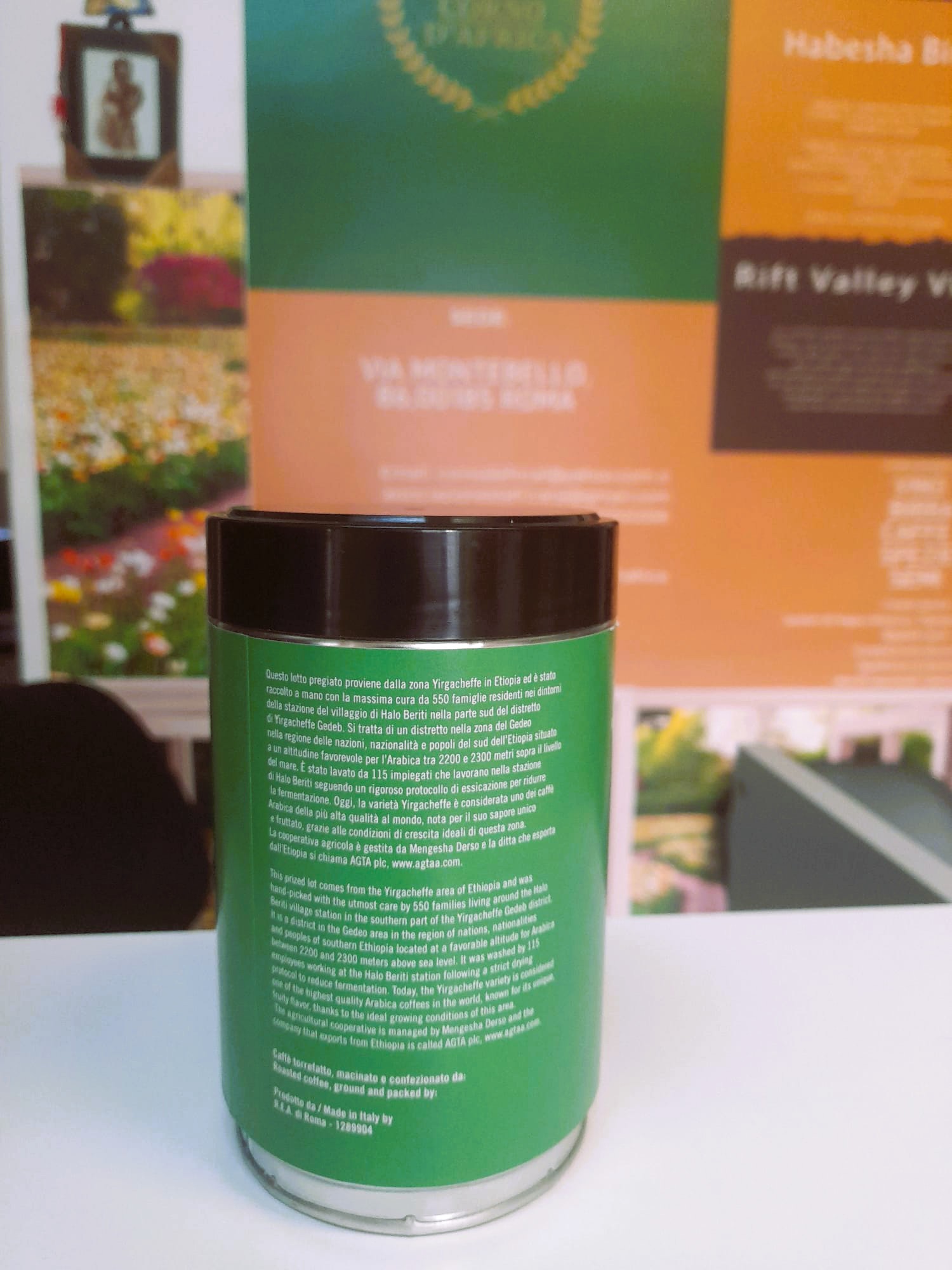 Cartone di 12 barattoli da 250 gr di caffè tostato e macinato 