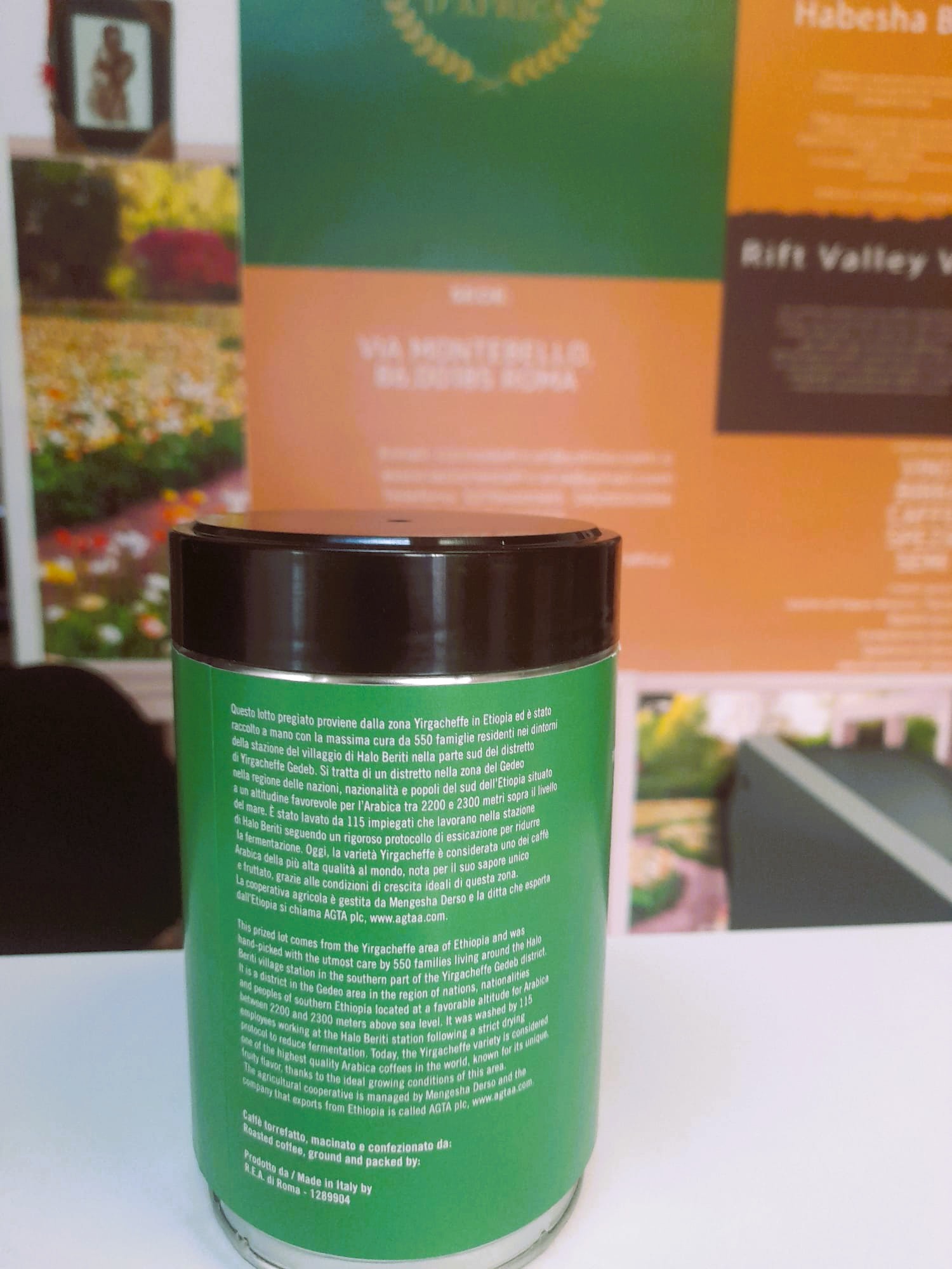 Cartone di 12 barattoli da 250 gr di caffè tostato e macinato 