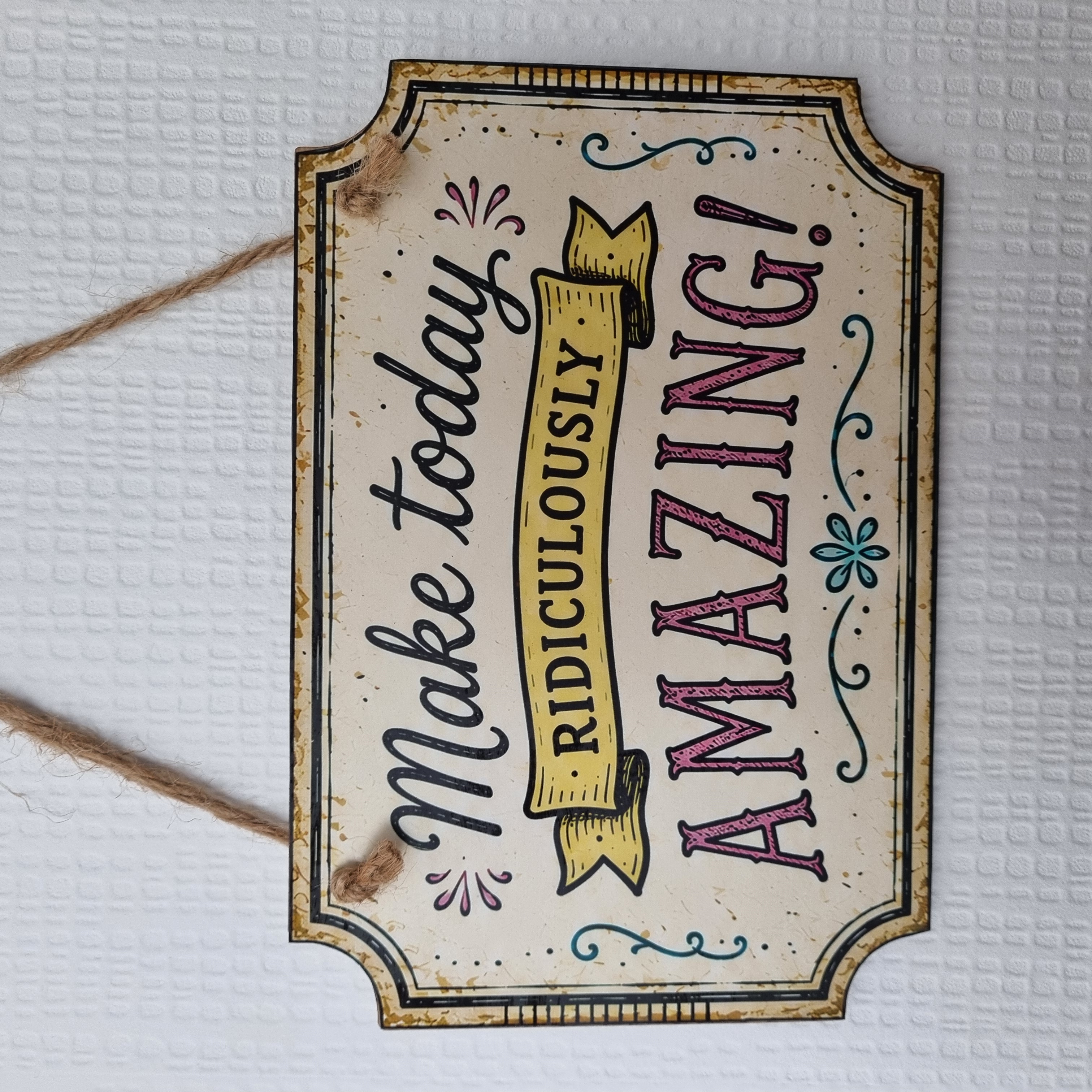 Motivational Rustic Sign