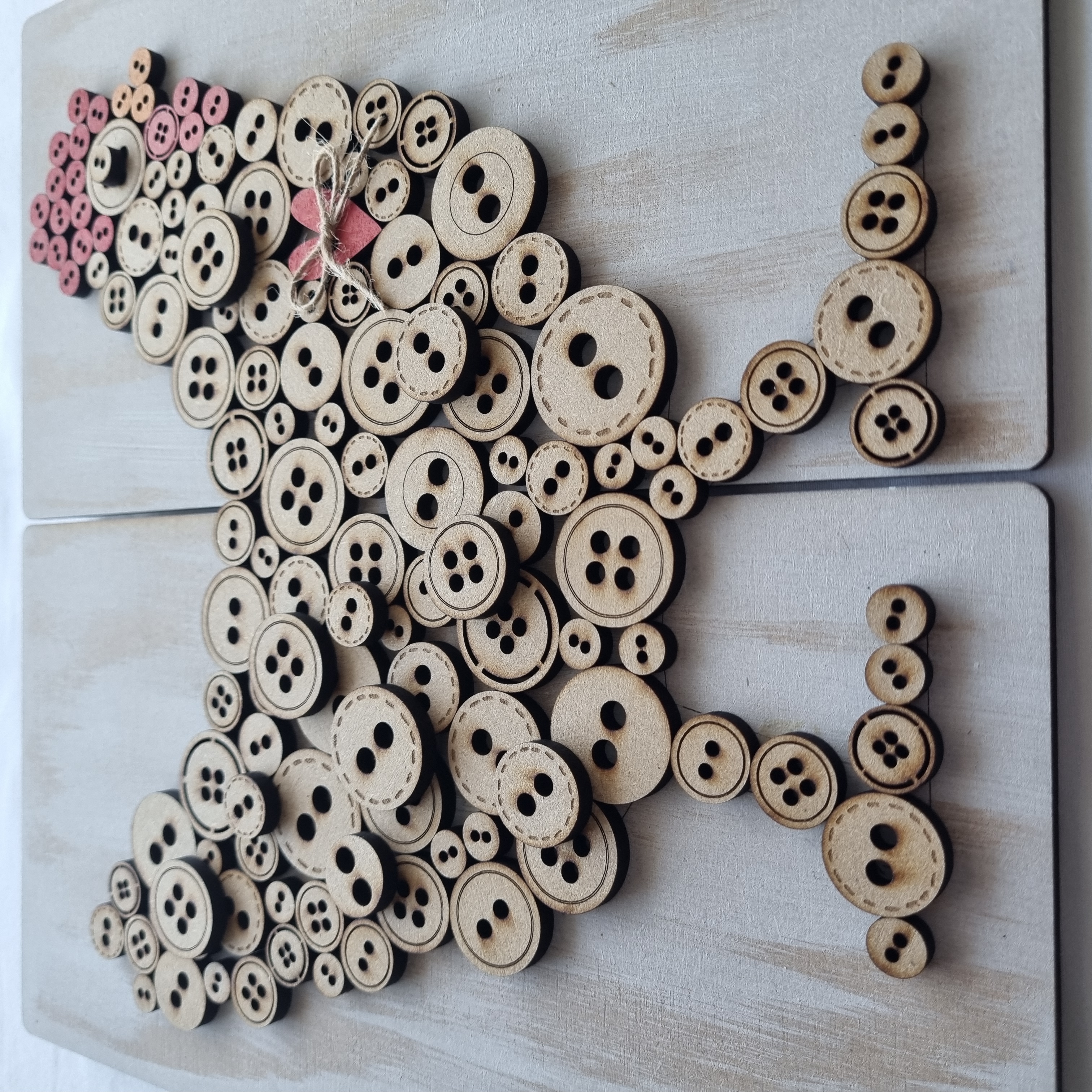 Button Chicken Picture Plaque