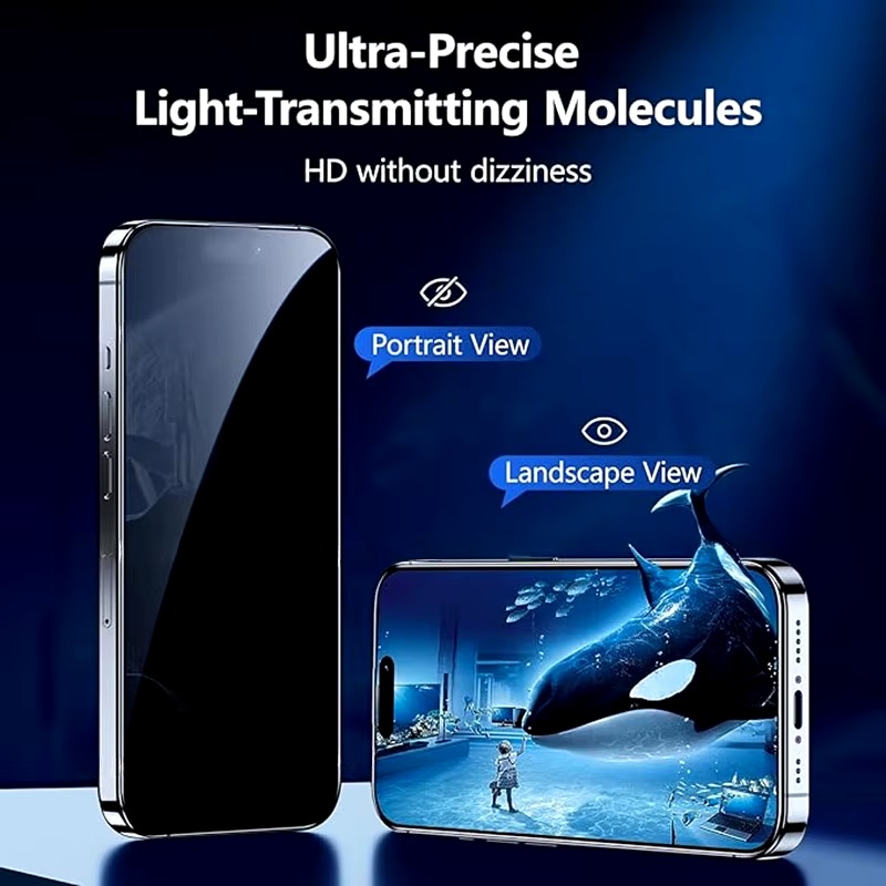 iPhone 15Pro privatumo apsaugos stiklas