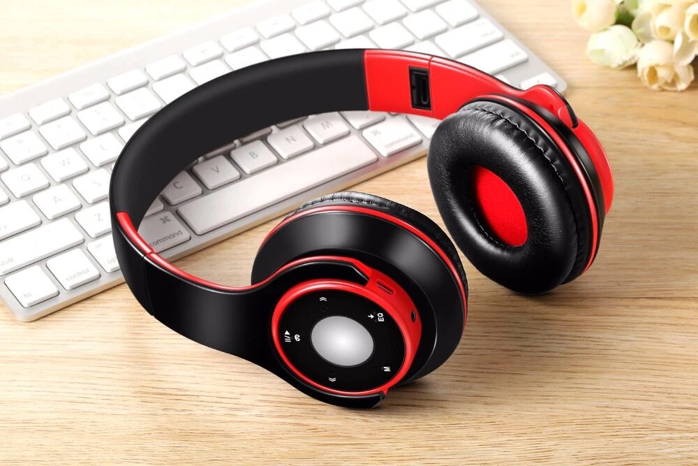 Belaidės ausinės su MP3 grotuvu