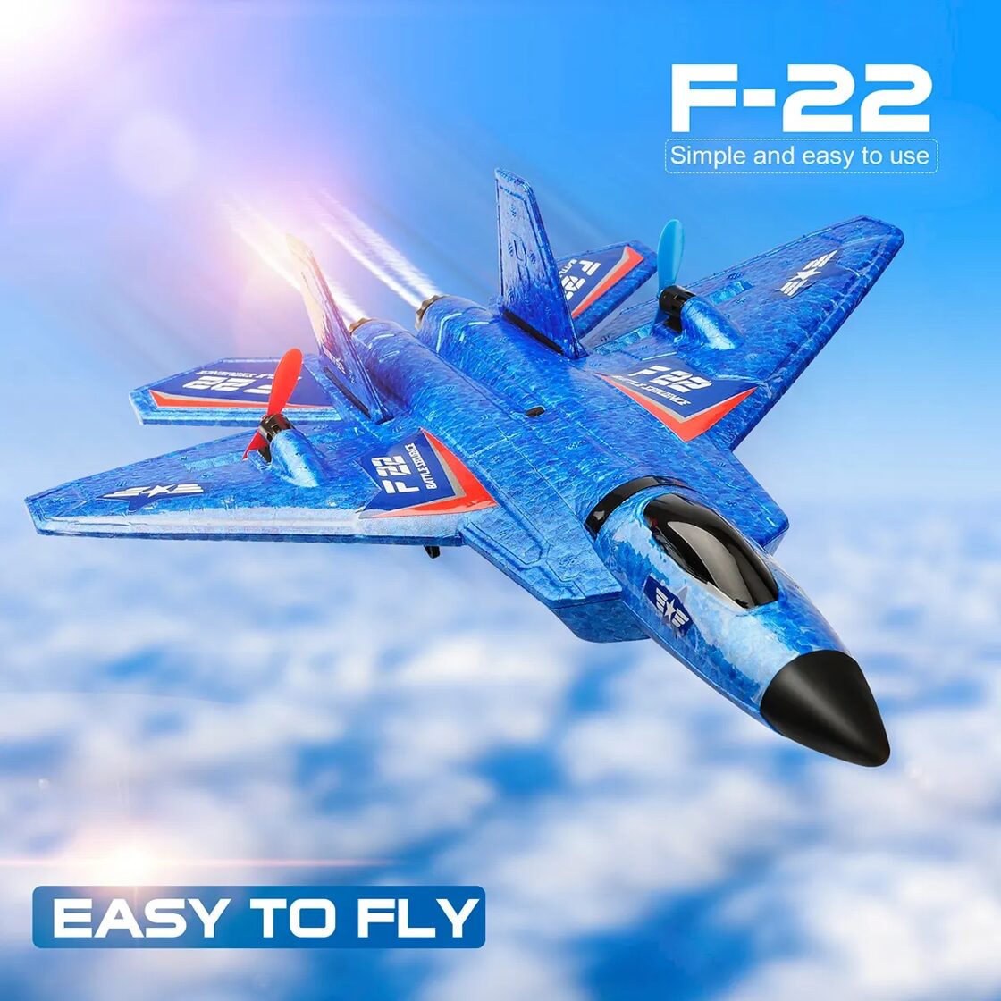 Radijo bangomis valdomas lėktuvas F22