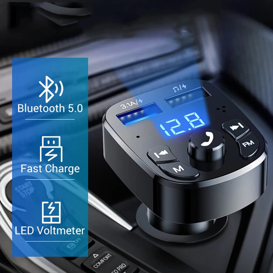 Automobilinis FM transimteris / MP3 grotuvas