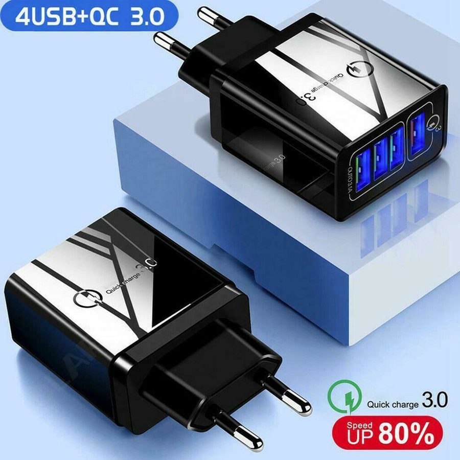 USB kroviklis 3+1