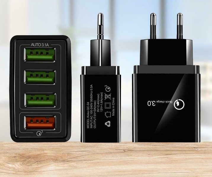 USB kroviklis 3+1