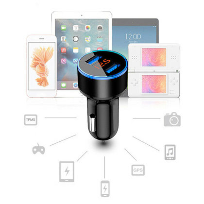 Dvigubas USB kroviklis / adapteris