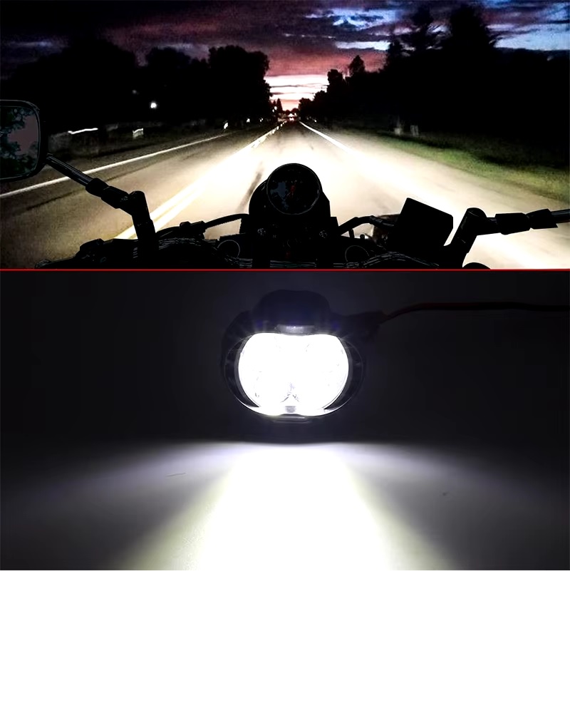 Motociklo šoniniai žibintai