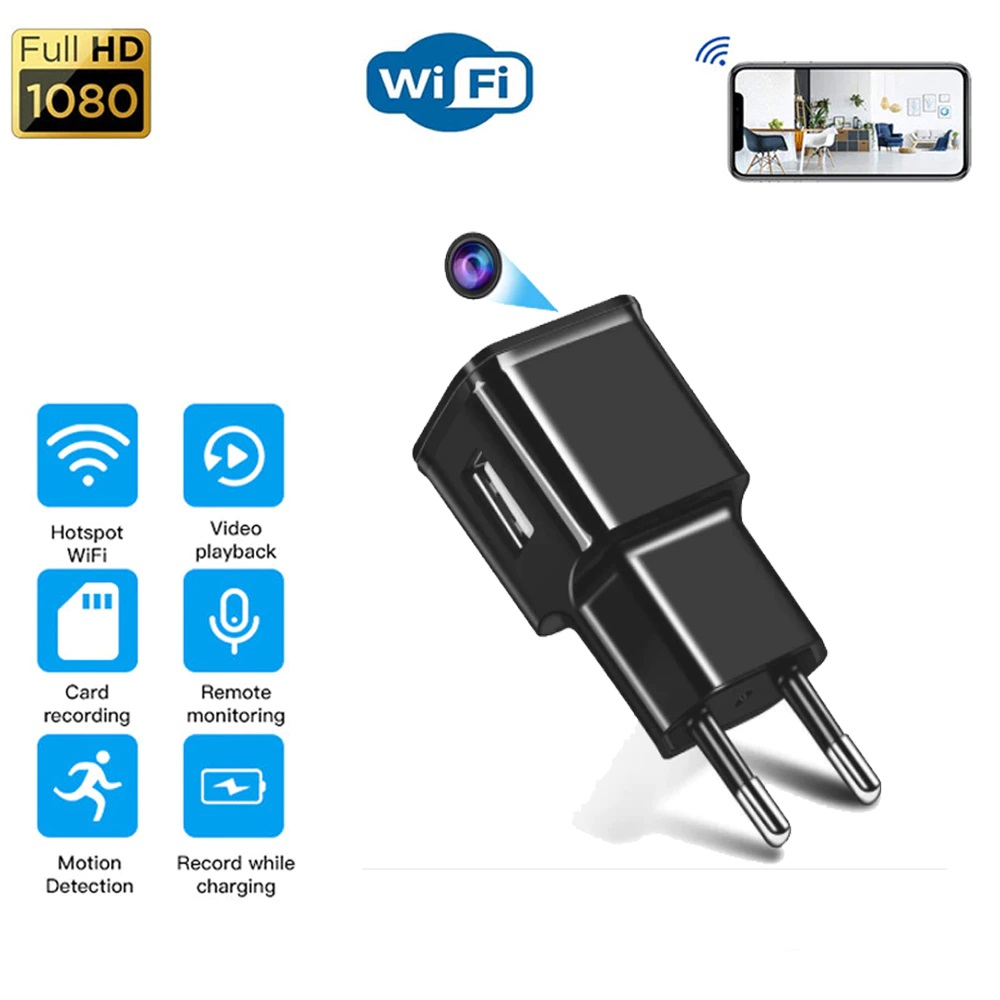 Slapta kamera USB adapteris su WIFI