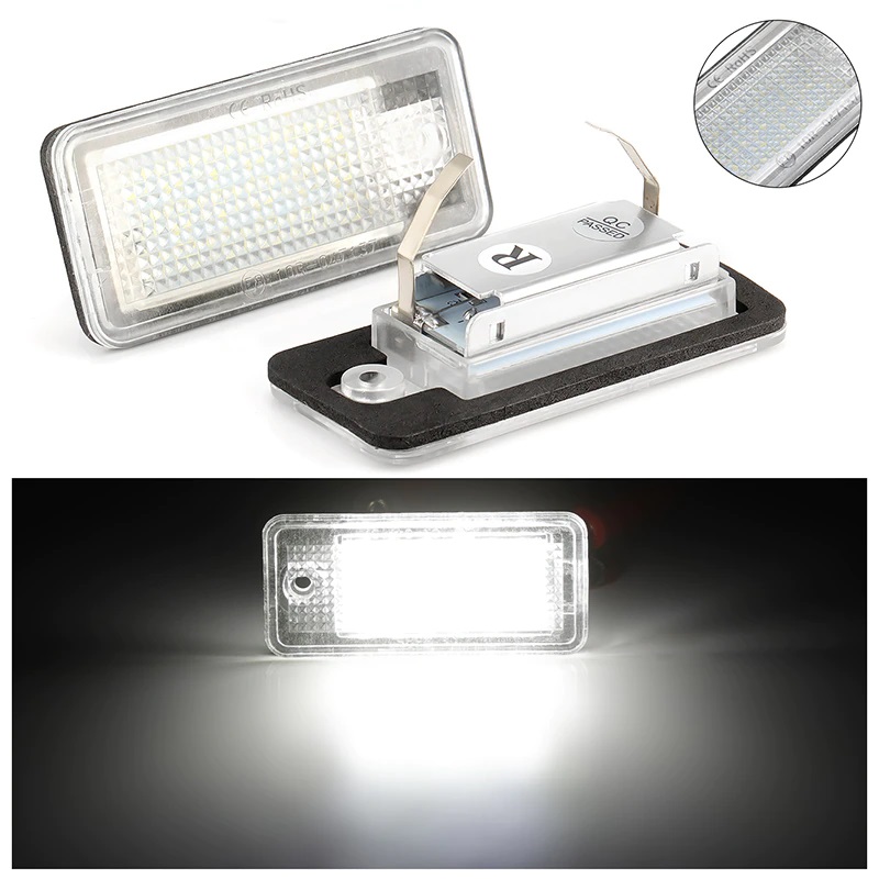 Audi LED numerių žibintų komplektas