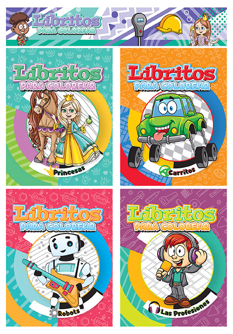 Libritos para colorear