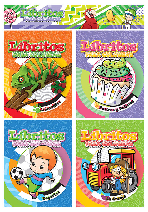 Libritos para colorear