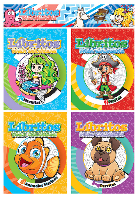 Libritos para colorear
