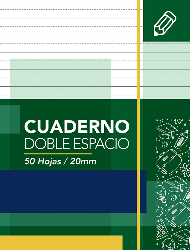 Cuaderno Doble Espacio