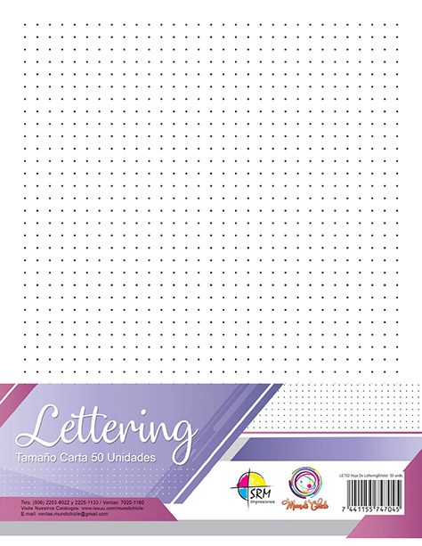 Hoja para Lettering 