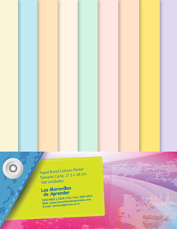 Bond colores Pastel