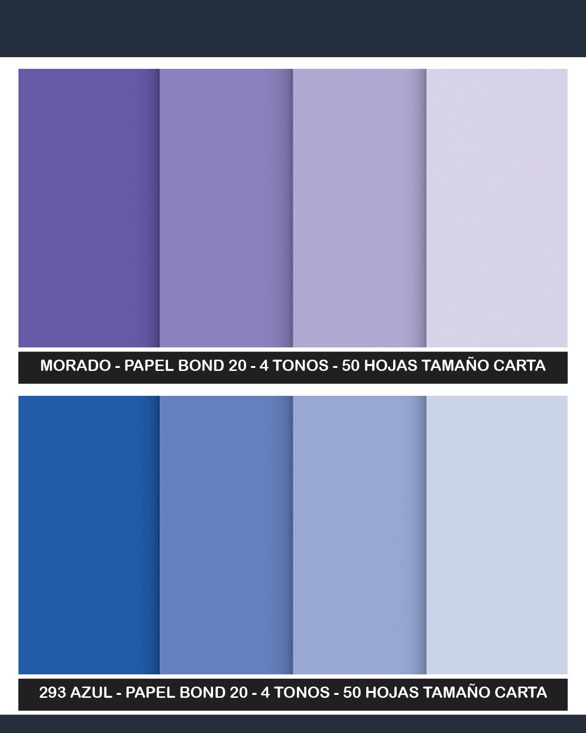 Bond colores 4 Tonos