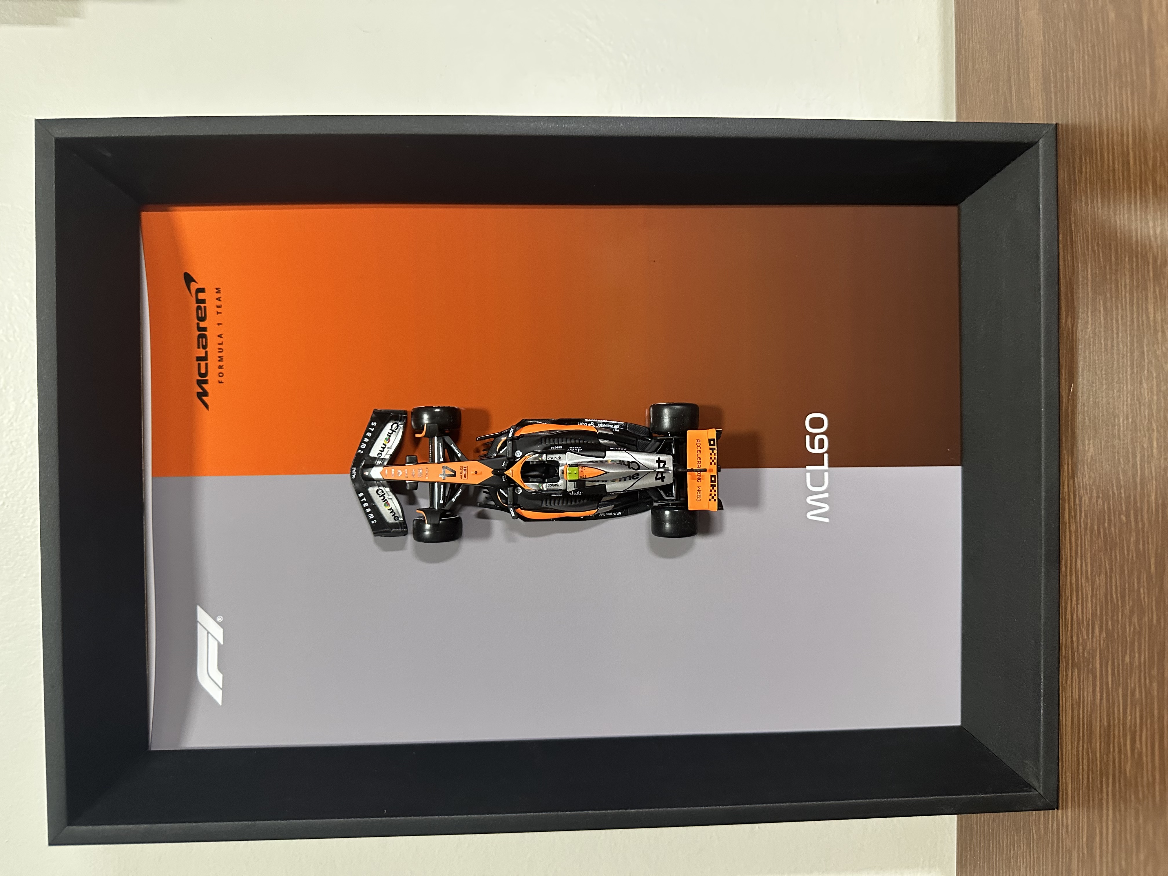 Quadro Decorativo: Bburago Norris F1 1/43 McLaren MCL60