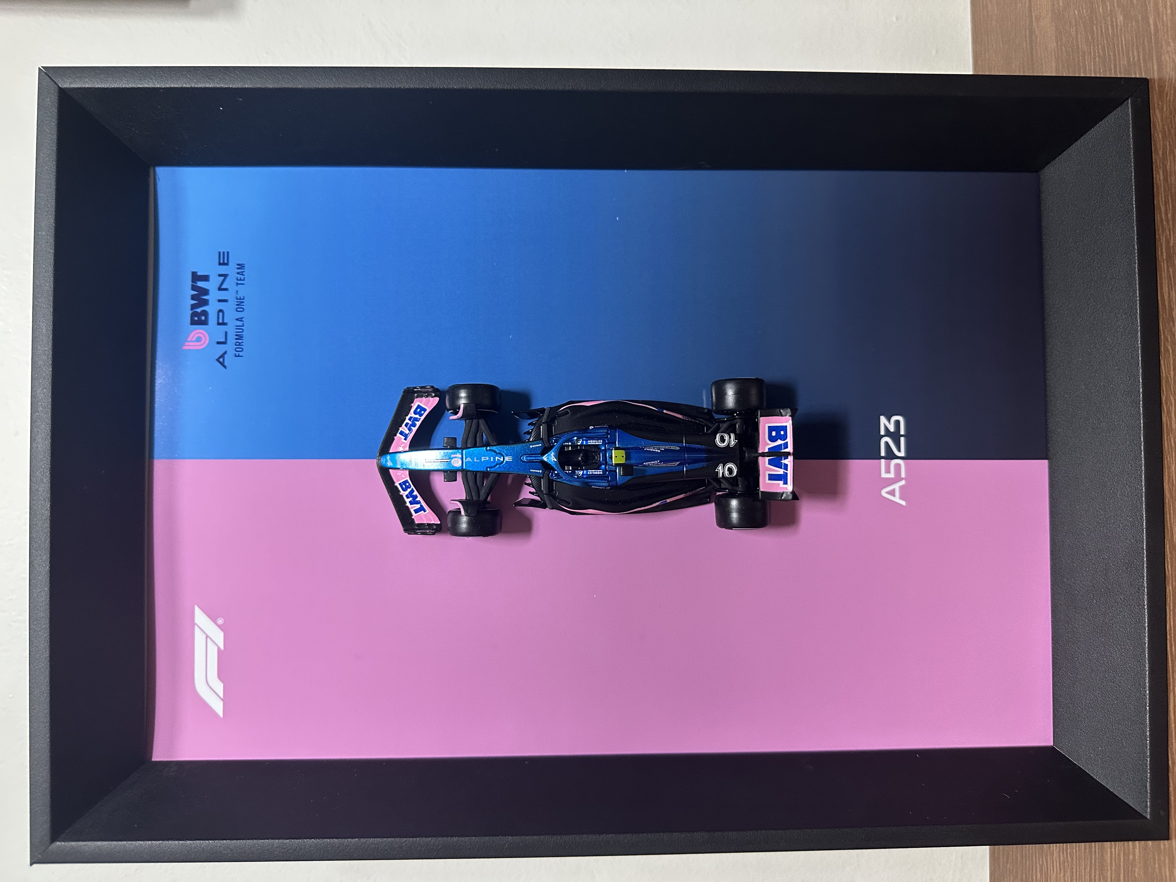 Quadro Decorativo: Bburago Gasly F1 1/43 Alpine A253