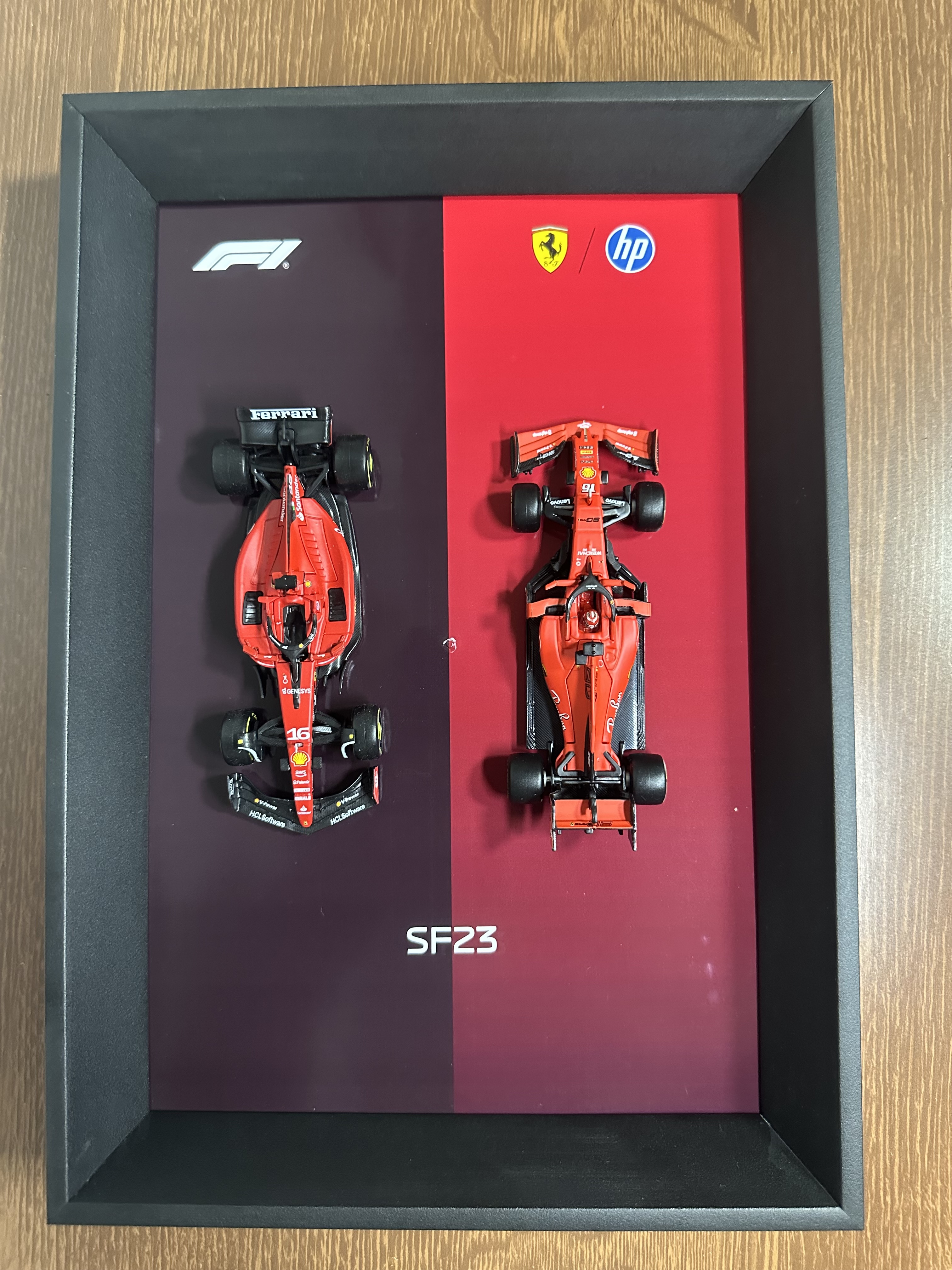 Quadro Decorativo: Bburago Ferrari F1 1/43 Sf90/sf23