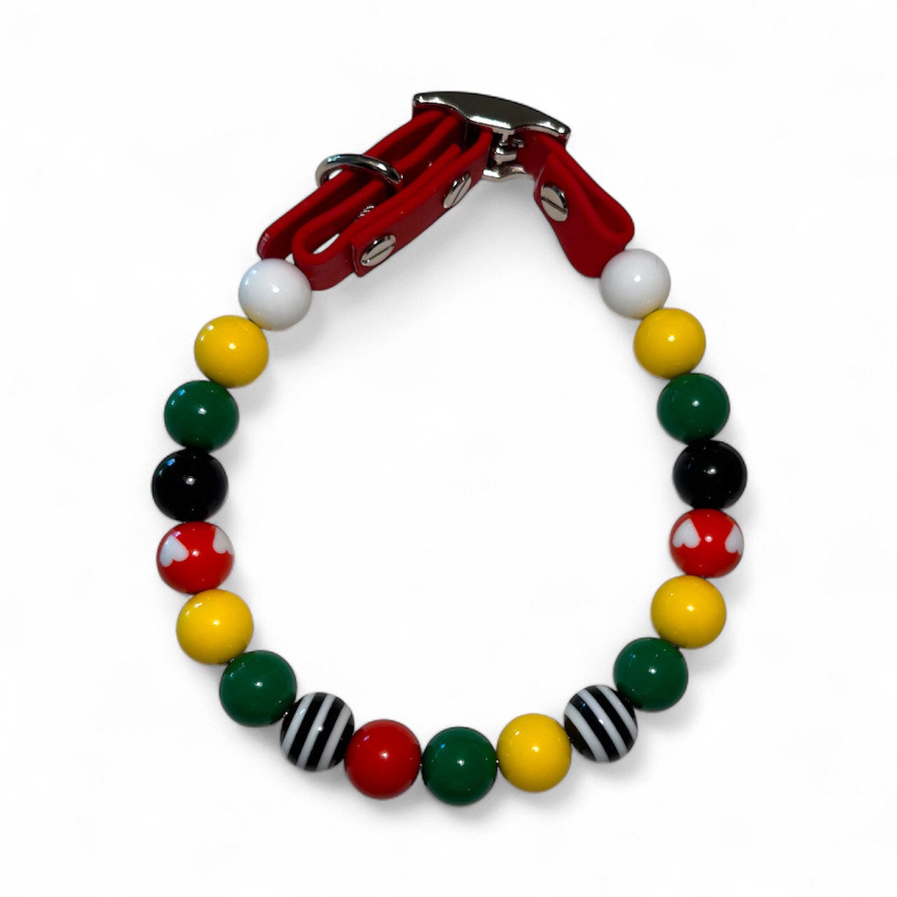 Reggae Acrylic Beaded Collar