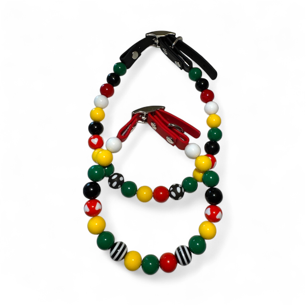 Reggae Acrylic Beaded Collar