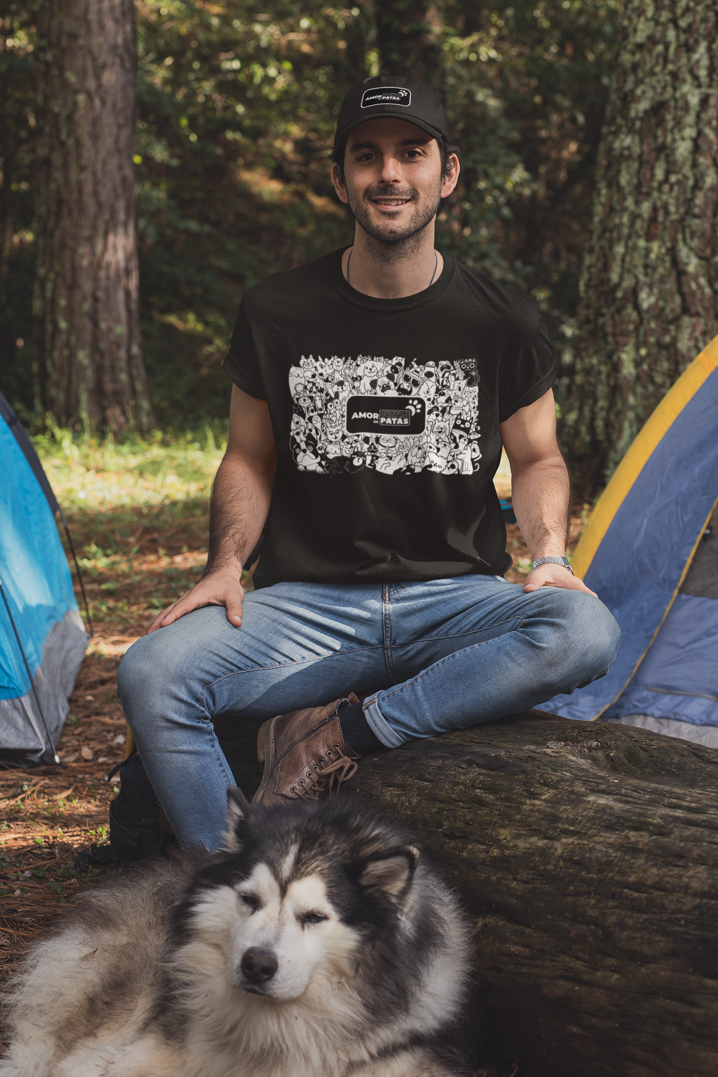 Camiseta Negra Portada A4P