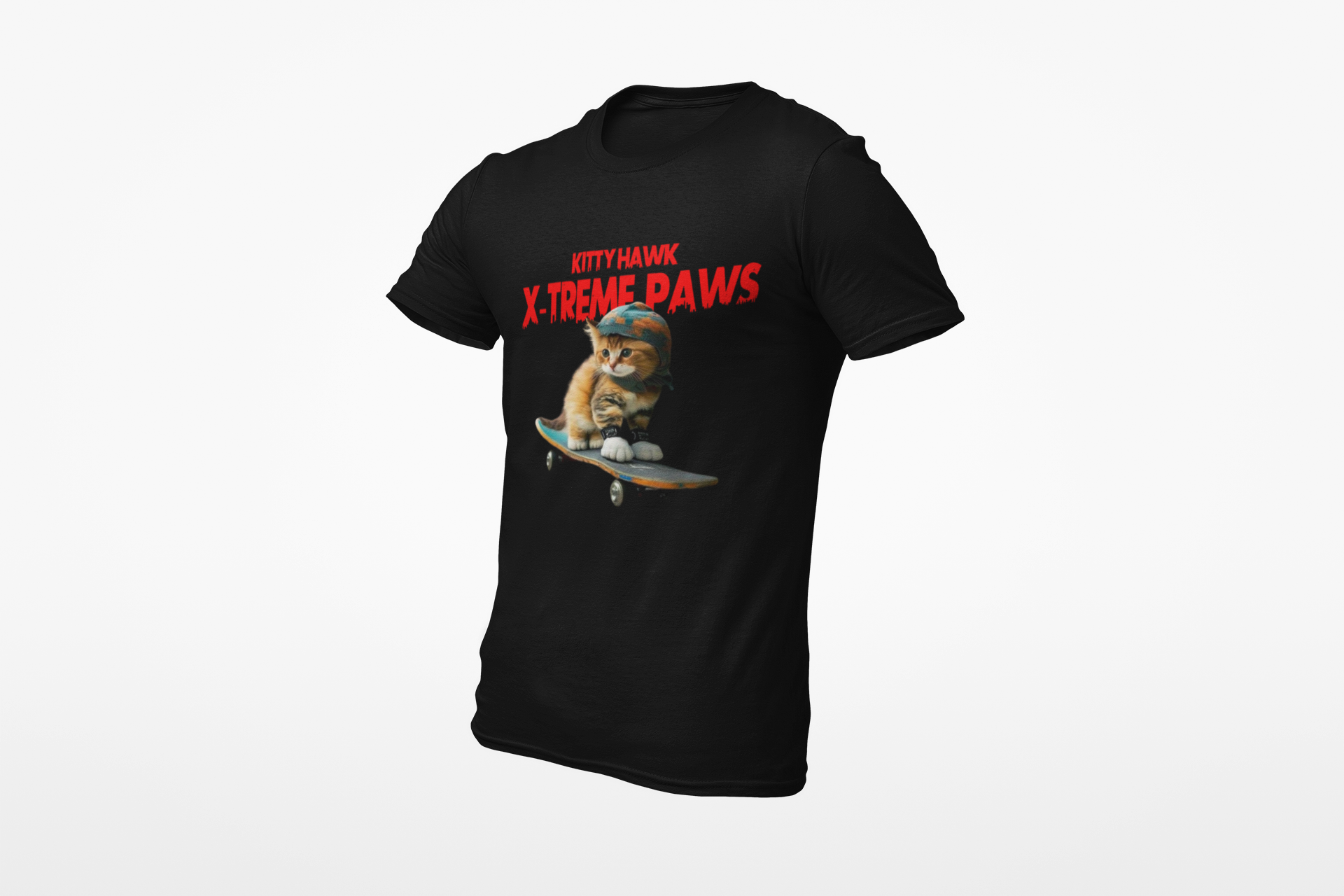 Camiseta 'Kitten Hawk X-treme Paws'