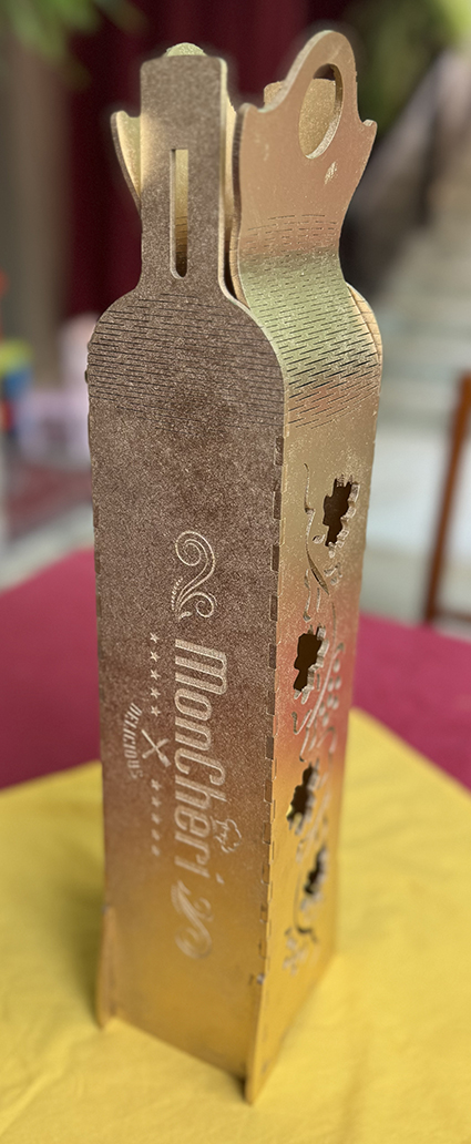 Caixa de vinho Natal