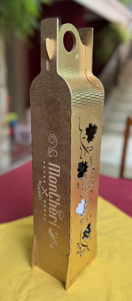 Caixa de vinho Natal