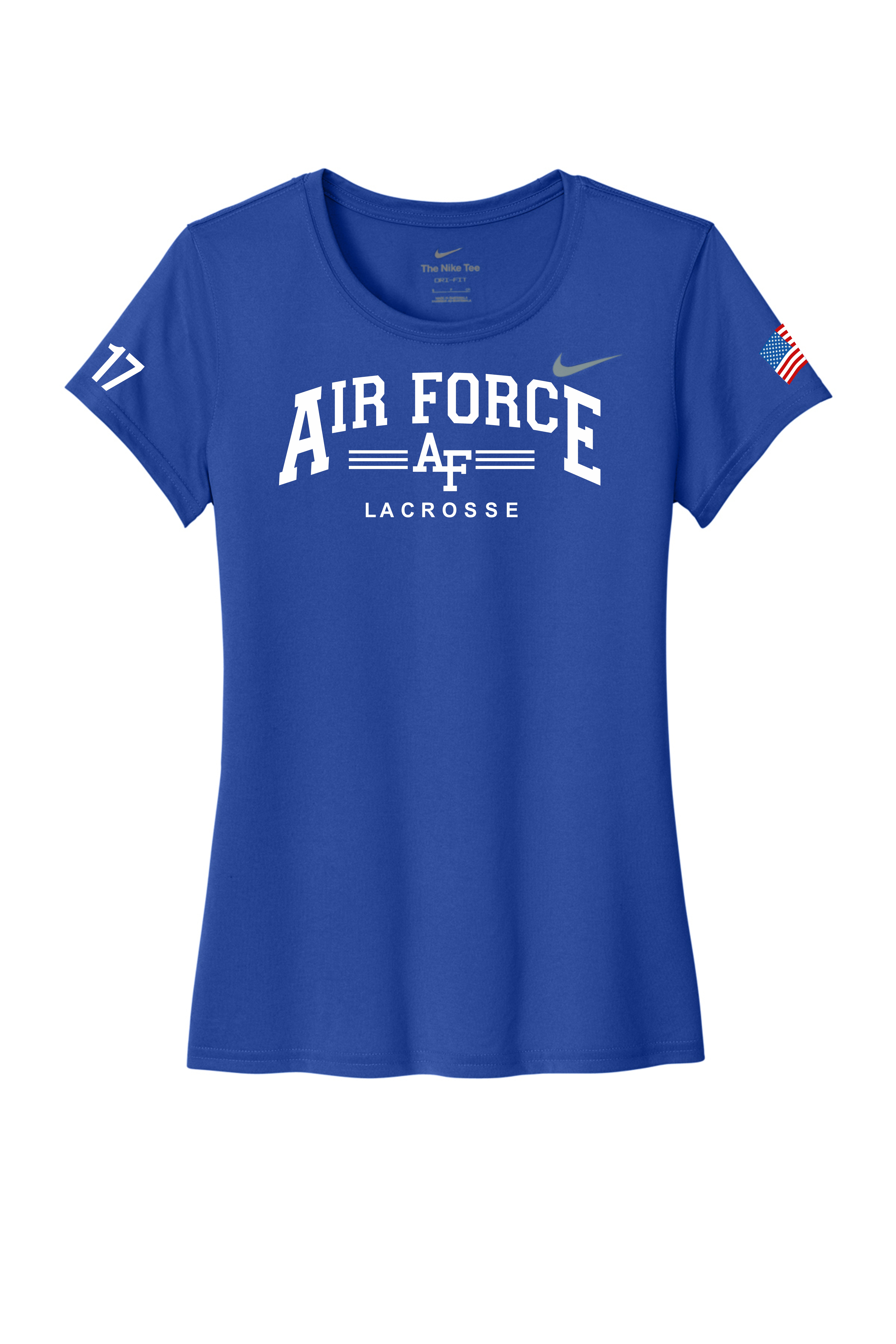 Nike Women's Team rLegend Tee with AF Lacrosse Line design